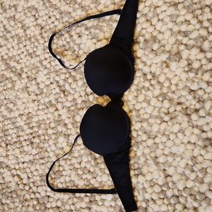 New The Little Bra Company TLBC black Grace pushup bra 30C